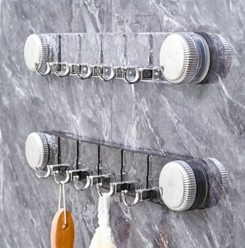 5 hooks Roting Suction Cup