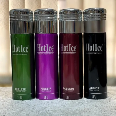 Hot Ice Body Spray Combo (4×200ml)২ টা বডি স্পে কম্বো অথবা আমাদের ওয়েবসাইটের যে কোন ২ টা পণ্য একসাথে অর্ডার কনফার্ম করলে সারা বাংলাদেশে হোমডেলিভারি চার্জ ফ্রী (অফারটি সীমিত সময়ের জন্য)